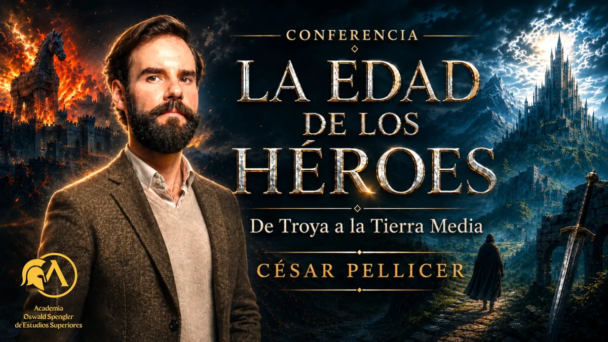 Cartel de «La edad de los héroes: de Troya a la Tierra Media»