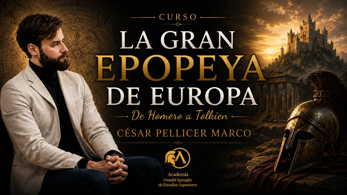 Cartel de «La gran epopeya de Europa. De Homero a Tolkien»