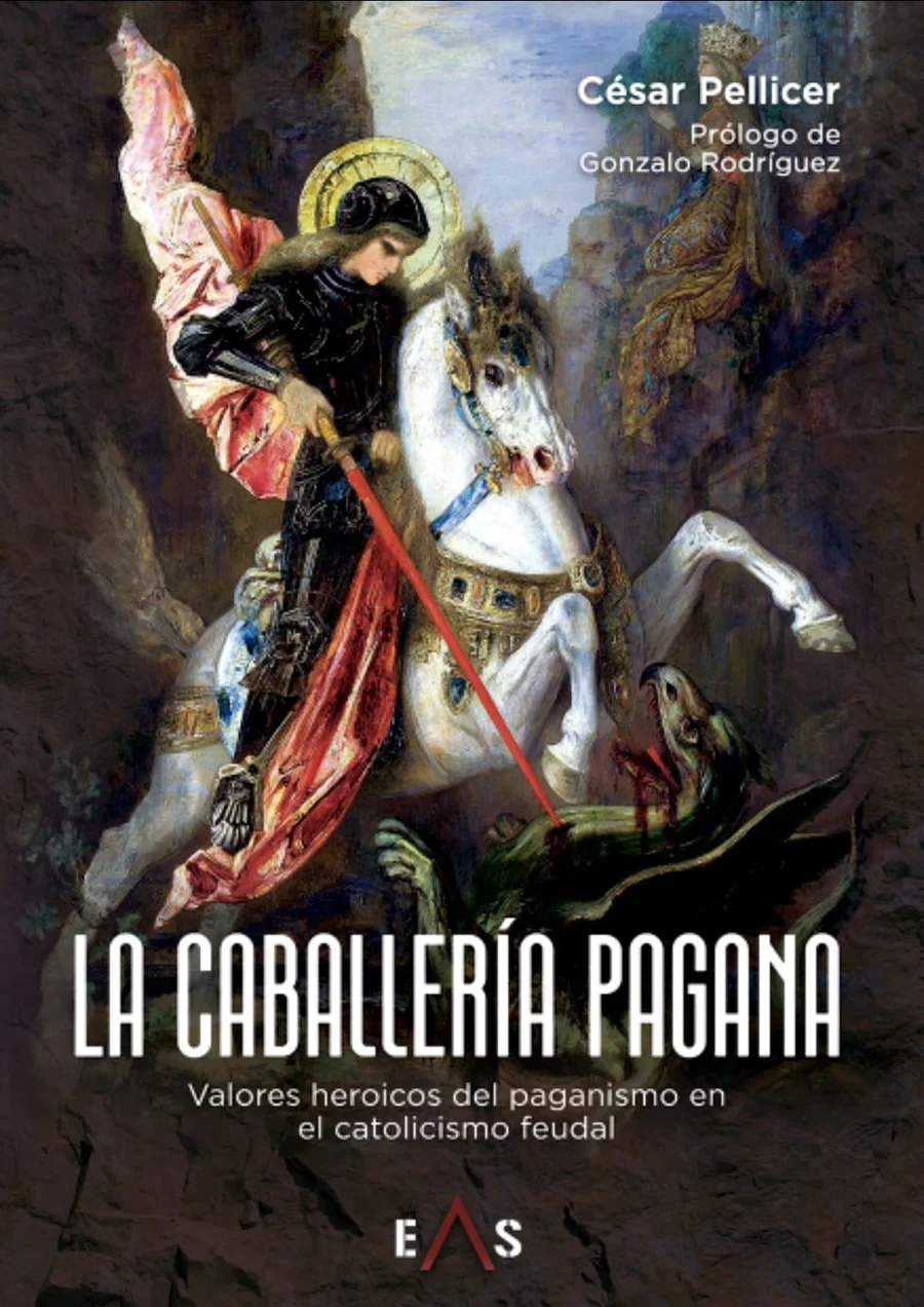 Portada de «La caballería pagana», de César Pellicer, con prólogo de Gonzalo Rodríguez